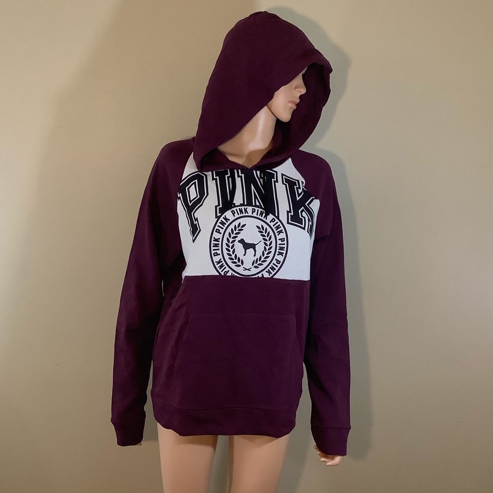 Pink Victoria Secret Logo Hoodie - Picture 3 of 5
